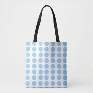 Blue Polka Dots Design Tasche