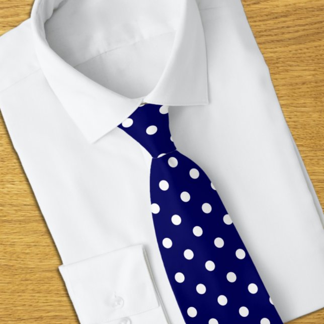 Blue Polka Dots Krawatte (Von Creator hochgeladen)