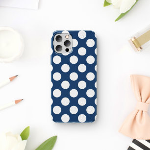 Blue Polka Dots, Polka Dot Pattern, Dots Case-Mate iPhone Hülle