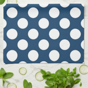 Blue Polka Dots, Polka Dot Pattern, Dots Geschirrtuch