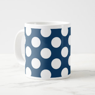 Blue Polka Dots, Polka Dot Pattern, Dots Jumbo-Tasse