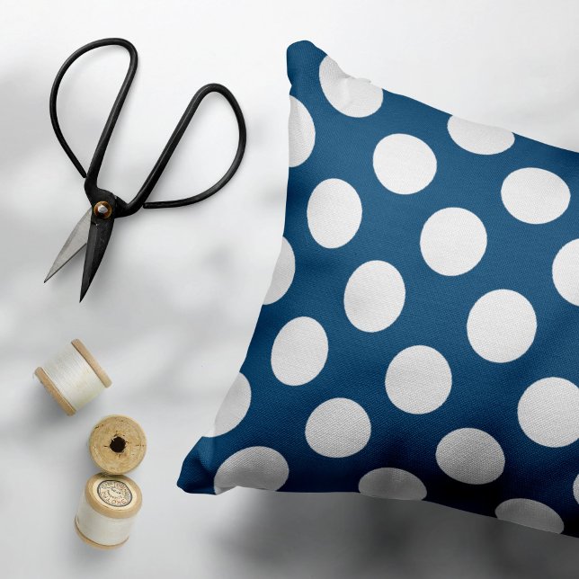 Blue Polka Dots, Polka Dot Pattern, Dots Kissenbezug (Von Creator hochgeladen)