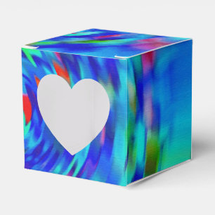 Blue Pond Ripple Geschenkschachtel