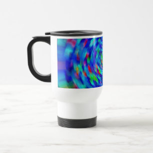 Blue Pond Ripple Reisebecher