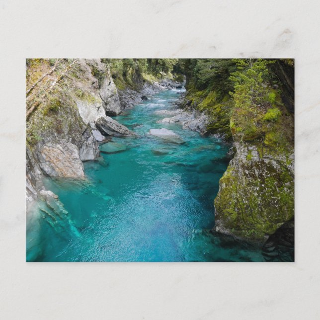 Blue Pools, Neuseeland - Postcard Postkarte (Vorderseite)