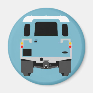 Blue Pop art Classic MK3 Land Rover Magnet