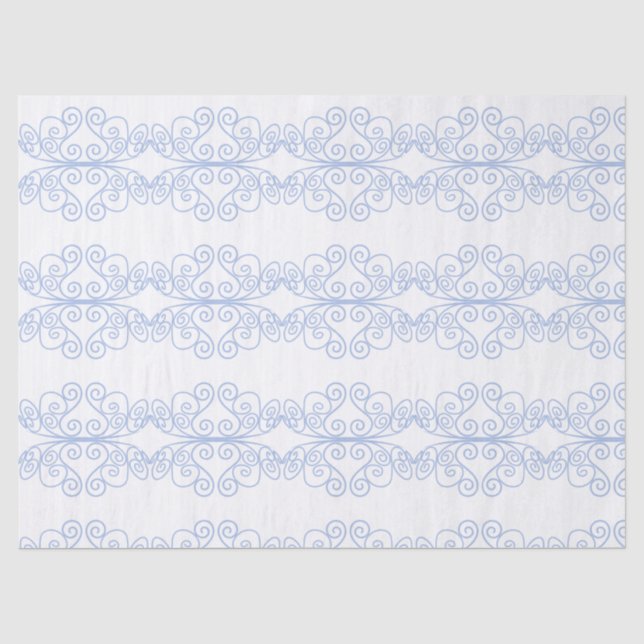 Blue Prince Tiara Crown Boy Birthday Geschenkwrap Seidenpapier (Vorderseite)