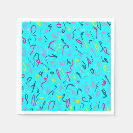 Blue Print mit 90ern Vibes Serviette