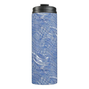 Blue Psychedelic Thermal Tumbler Thermosbecher