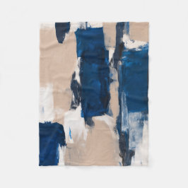 Blue Pulse of Stillness Fleecedecke