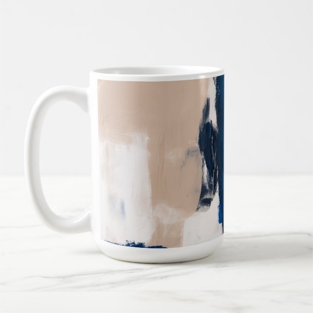 Blue Pulse of Stillness Kaffeetasse (Links)