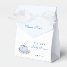 Blue Pumpkin Baby Dusche Danke