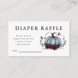Blue Pumpkin Baby Showdusche Windelwulst Ticket Begleitkarte