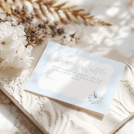 Blue Pumpkin Es ist eine junge, moderne Fall Baby Begleitkarte