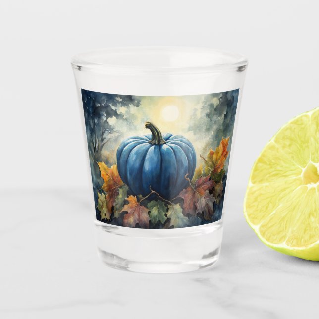 Blue Pumpkin - Shot Glass Schnapsglas (Vorderseite)