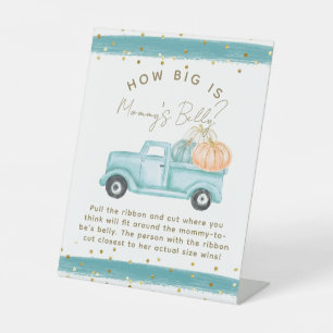 Blue Pumpkin Truck Ratgeber Mama Belly Duschspiel Sockelschild