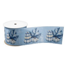 Blue Pumpkin und Leaf Boy Baby Dusche