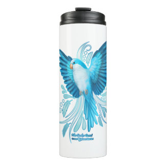 Blue Quaker Parrot Thermosbecher