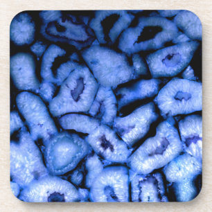 Blue Quartz Agate Geodes Untersetzer