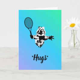 Blue Quokka Tennis Karte