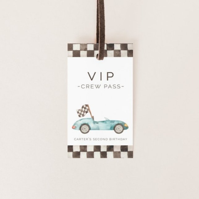 Blue Race Car Funny Geschenkanhänger (Von Creator hochgeladen)