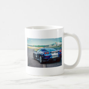 Blue Race Car Kaffeetasse