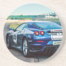 Blue Race Car Untersetzer