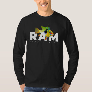 Blue Ram Cichlid Aquarium Fish Keeper T-Shirt