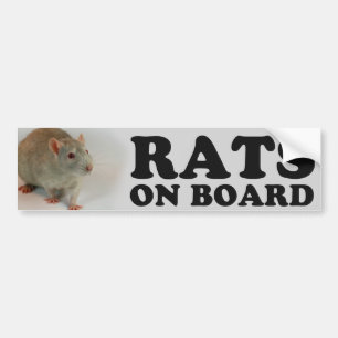 (Blue) Ratten man board Autoaufkleber