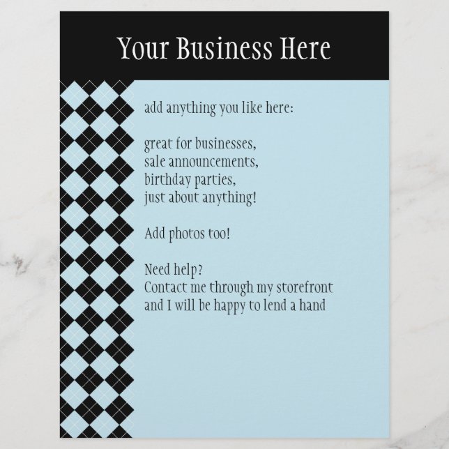 Blue Raute Flyer (Vorne)