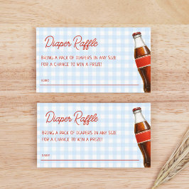 Blue Ready to Pop Soda Cola Custom Begleitkarte