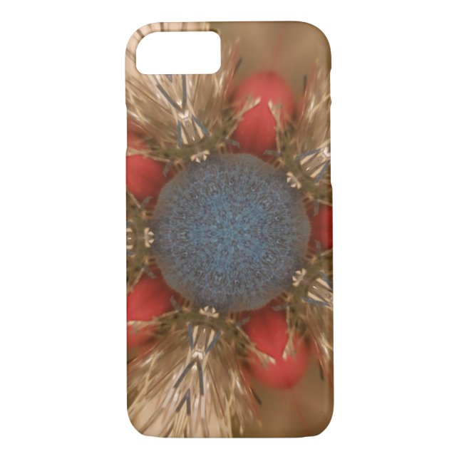 Blue Red Christmas Decoration Baubles Case-Mate iPhone Hülle (Rückseite)