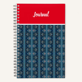 Blue/Red Notebook von Adiela Akoo - CUSTOMIZE it Notizbuch