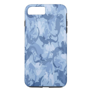 Blue Reptile Camouflage iPhone 7 Fall title_seo2