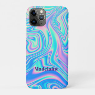 Blue Retro Wave Personal Case-Mate iPhone Hülle