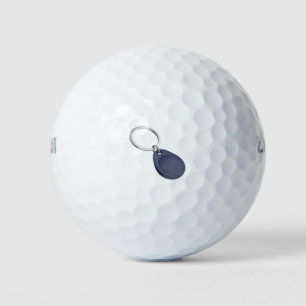 Blue RFID-Schlüsselfokus Golfball