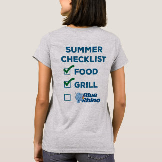 Blue Rhino "Summer Checklist" Frauen T-Shirt