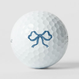 Blue Ribbon Bow  Golfball