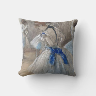 Blue Ribbon Dancer Edgar Degas Kissen