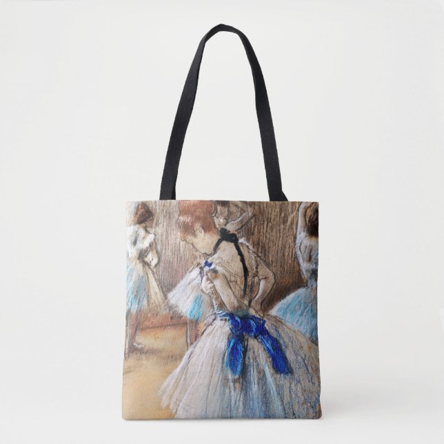 Blue Ribbon Dancer, Edgar Degas Tasche (Vorderseite)