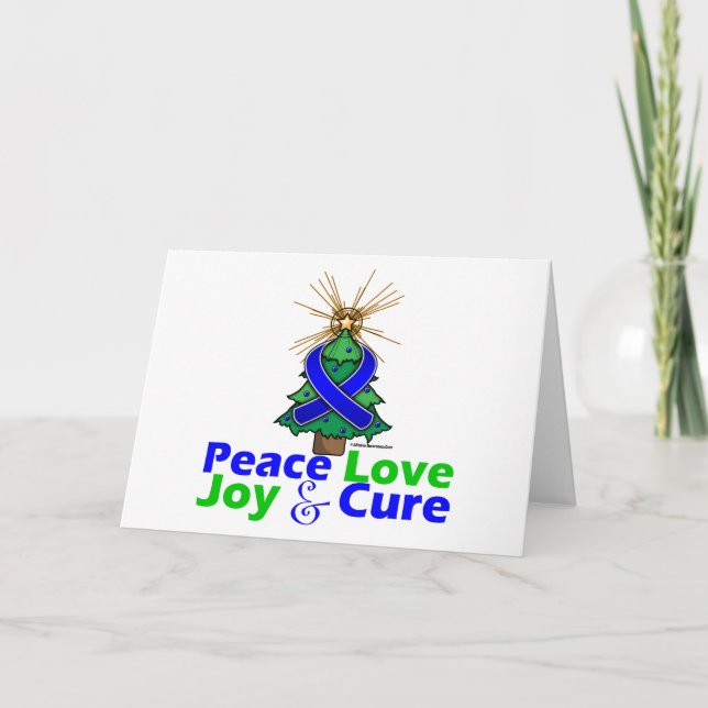 Blue Ribbon Weihnachten Frieden Liebe, Freude & He (Vorderseite)
