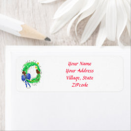 Blue Ribbon Weihnachtsfeier Rücksendeadresse