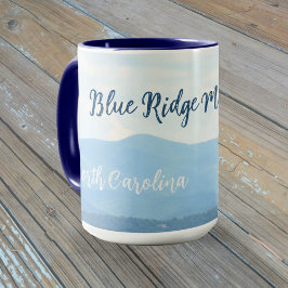 Blue Ridge Mountains fotografisch anpassbar Tasse