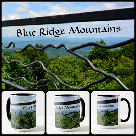 Blue Ridge Mountains Fotografisch Tasse
