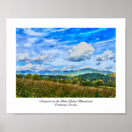 Blue Ridge Mountains Georgia Weingarten Poster