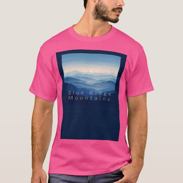 Blue Ridge Mountains Graphic T-Shirt (Vorderseite)