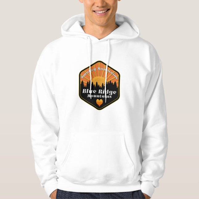 Blue Ridge Mountains Hoodie (Vorderseite)