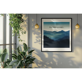 Blue Ridge Mountains, individuell anpassbar Poster