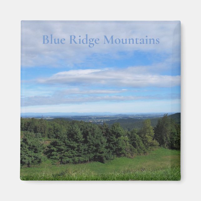 Blue Ridge Mountains Magnet (Vorne)