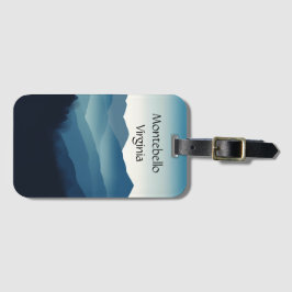 Blue Ridge Mountains, Montebello individualisierba Gepäckanhänger